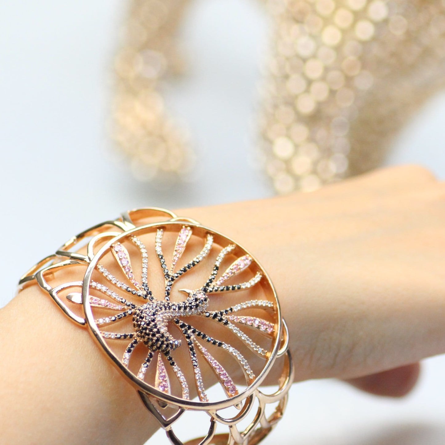 Gold Plated Silver Phoenix Bracelet