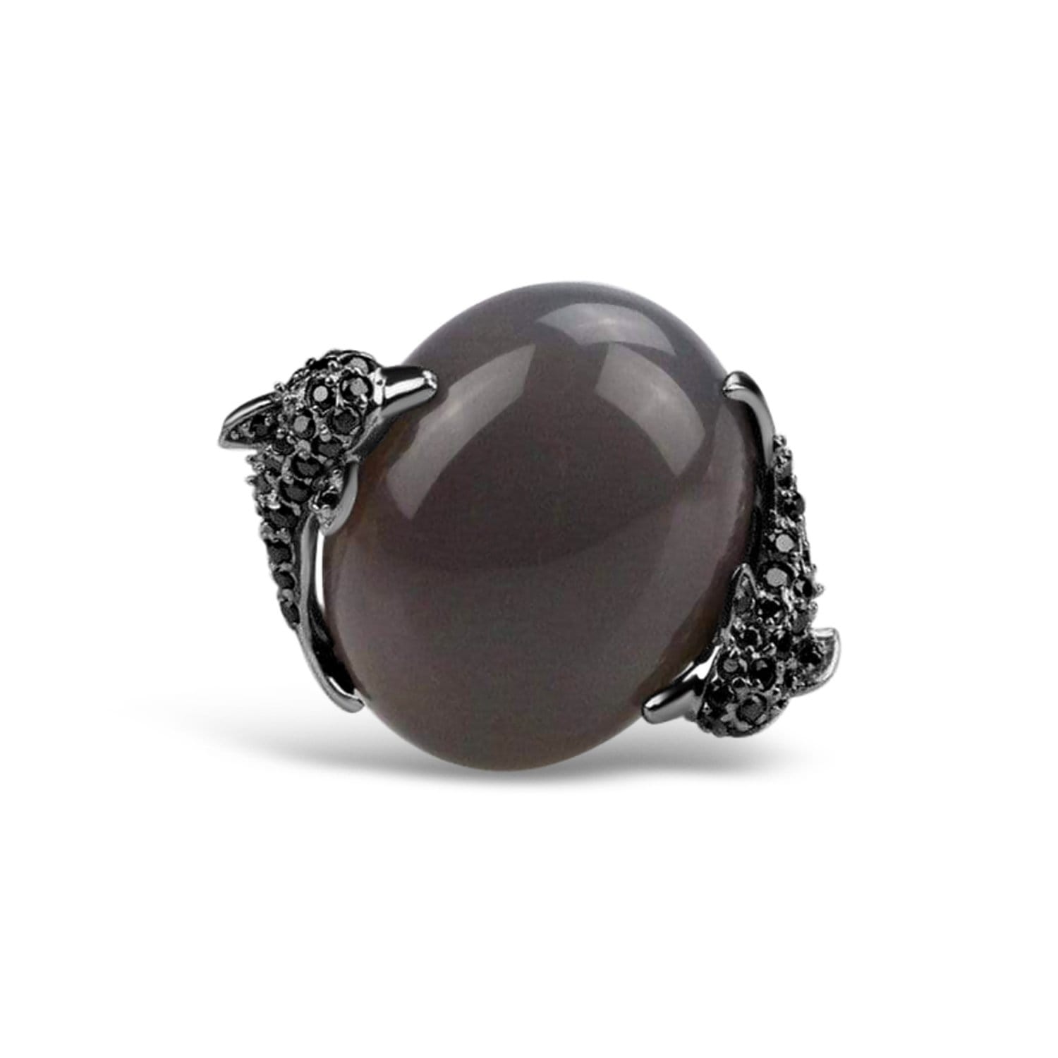 Agate Umbra Dolphin Cocktail Ring