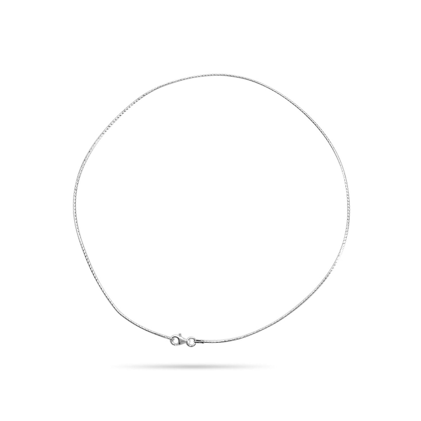 Sidabrinis Choker Stiliaus Vėrinys