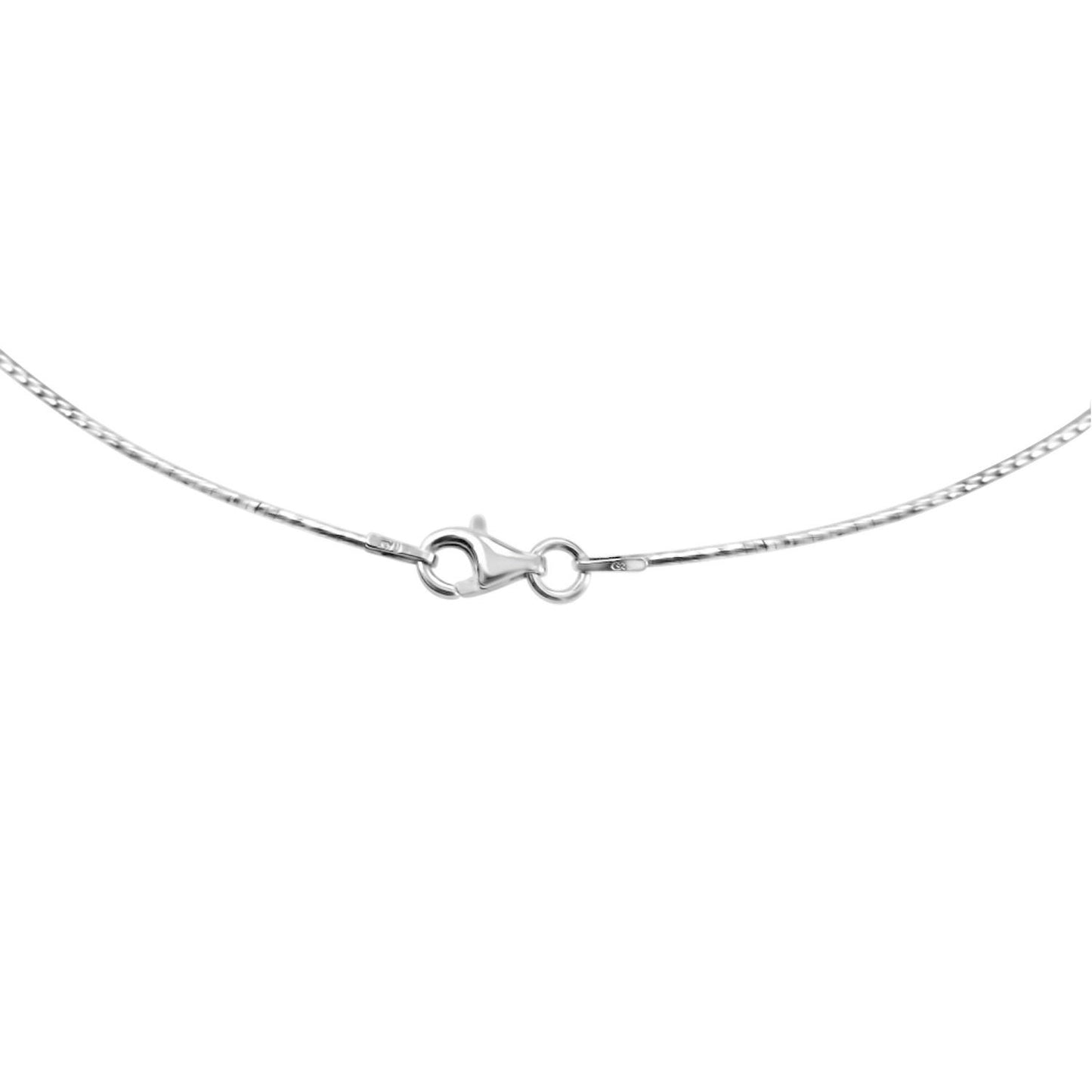 Sidabrinis Choker Stiliaus Vėrinys