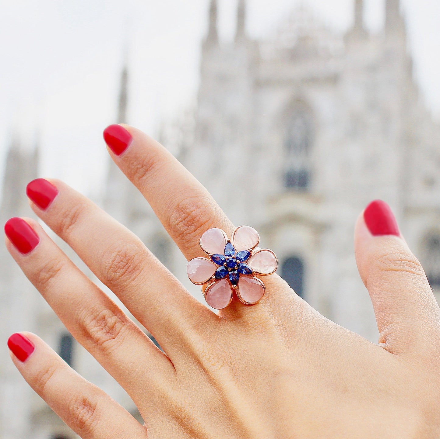 Flower Cocktail Ring