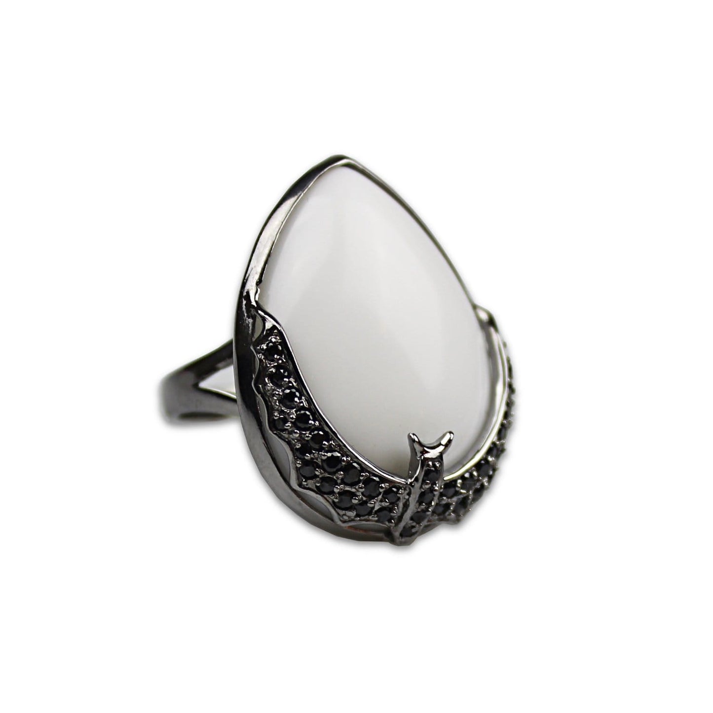 Sterling Silver Bat Cocktail Ring