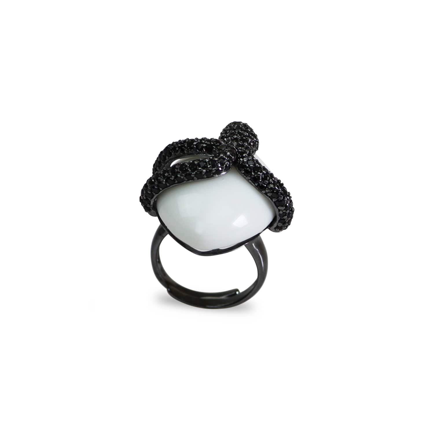 Adjustable Sea Snake Cocktail Ring