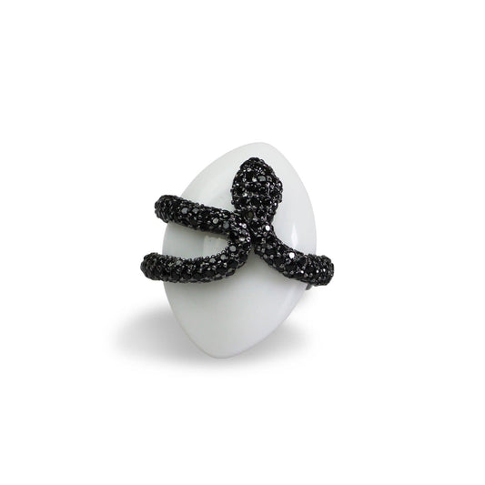 Adjustable Sea Snake Cocktail Ring