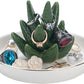 Aloe Cactus Ceramic Jewelry Holder Dish