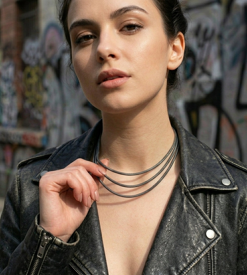 Sidabrinė Serpentino Grandinėlė