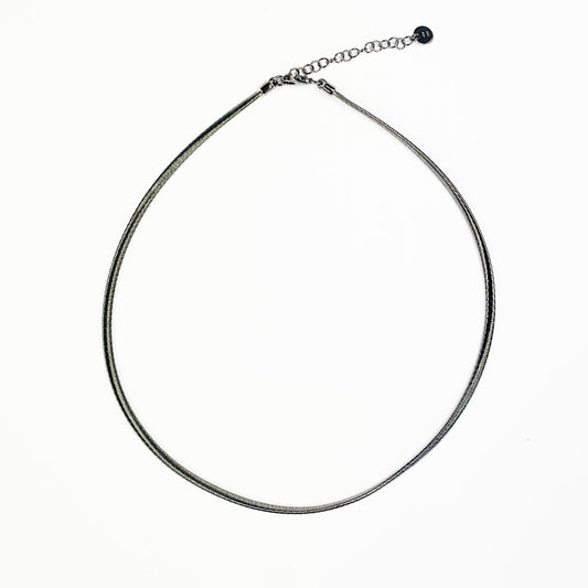 Sterling Silver Serpentine Necklace