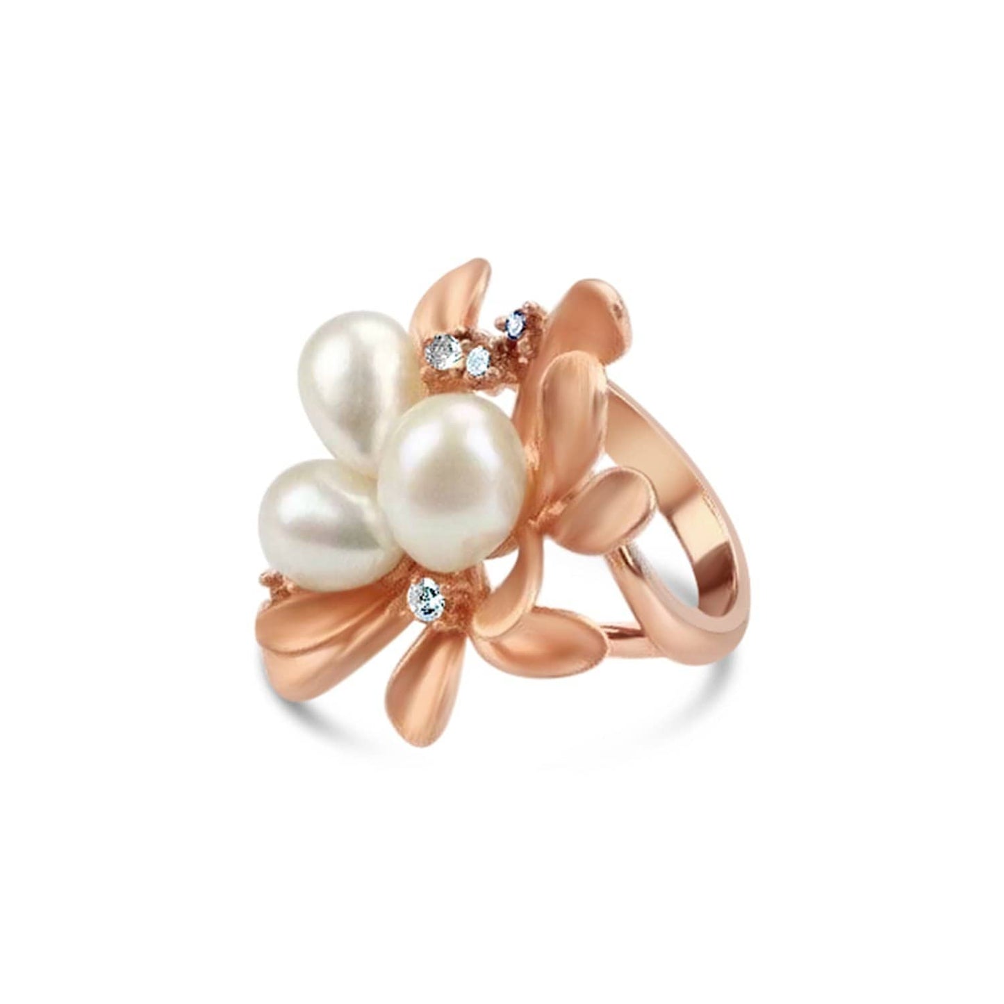 Gold Plated Freshwater Pearl Ring