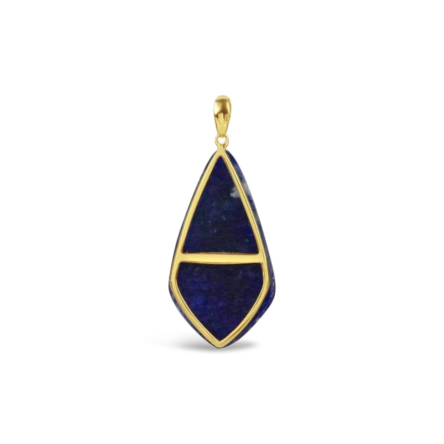 Gold Plated Lemon Jade Pendant