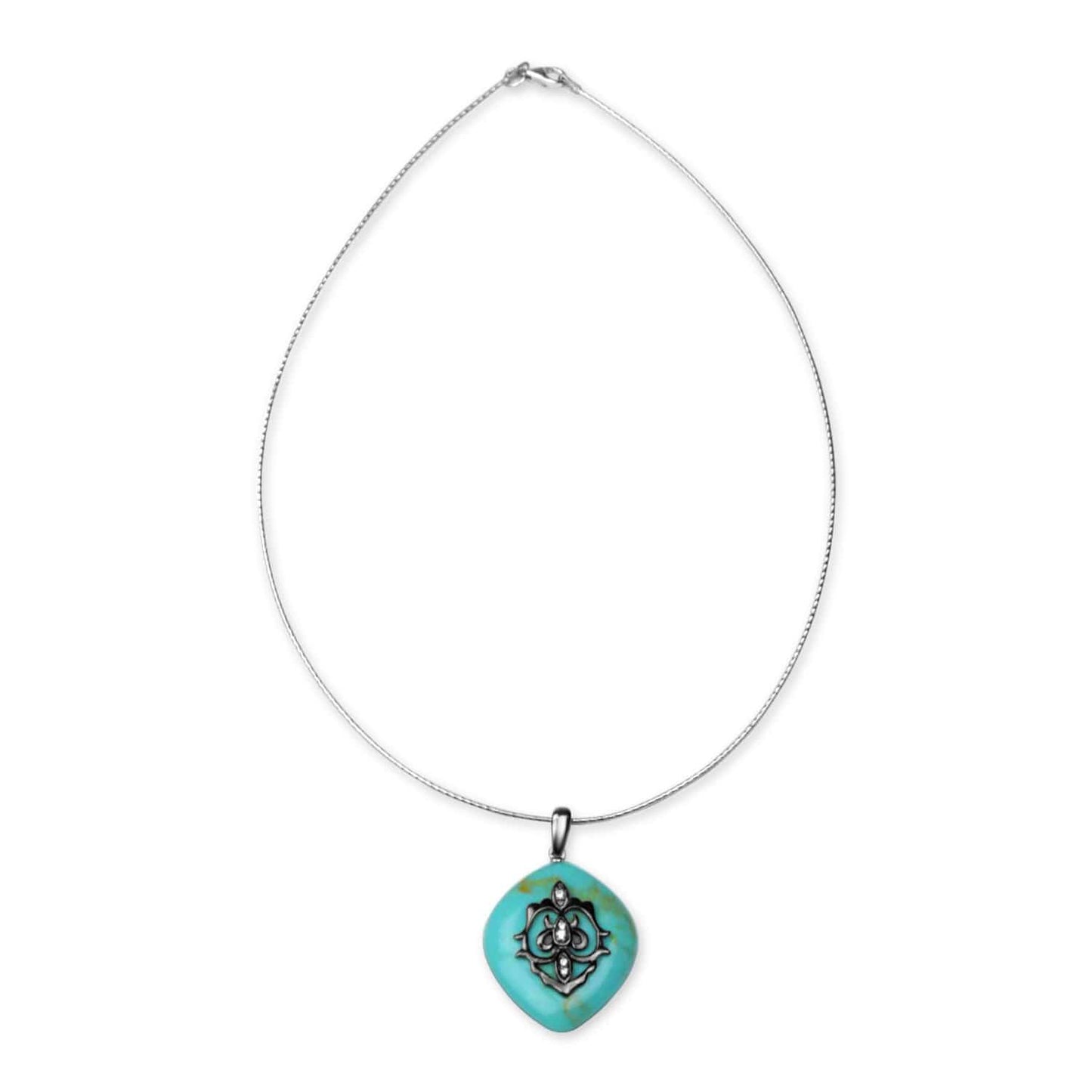 Sterling Silver Turquoise Necklace