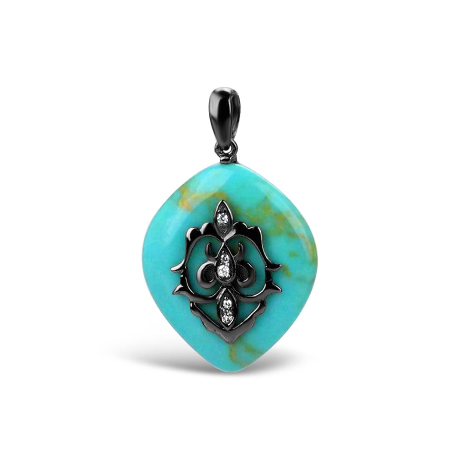 Sterling Silver Turquoise Pendant