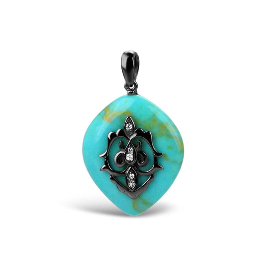 Sterling Silver Turquoise Pendant