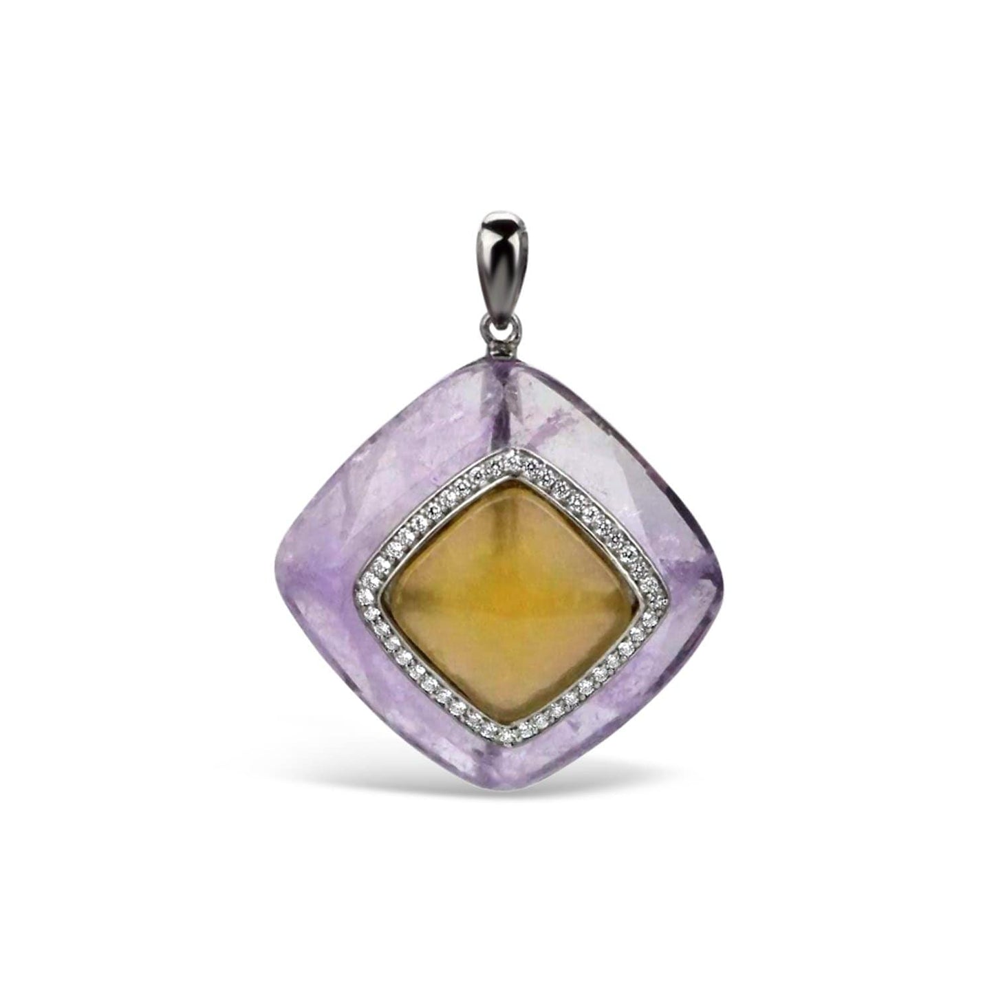 Silver Ametrine Pendant