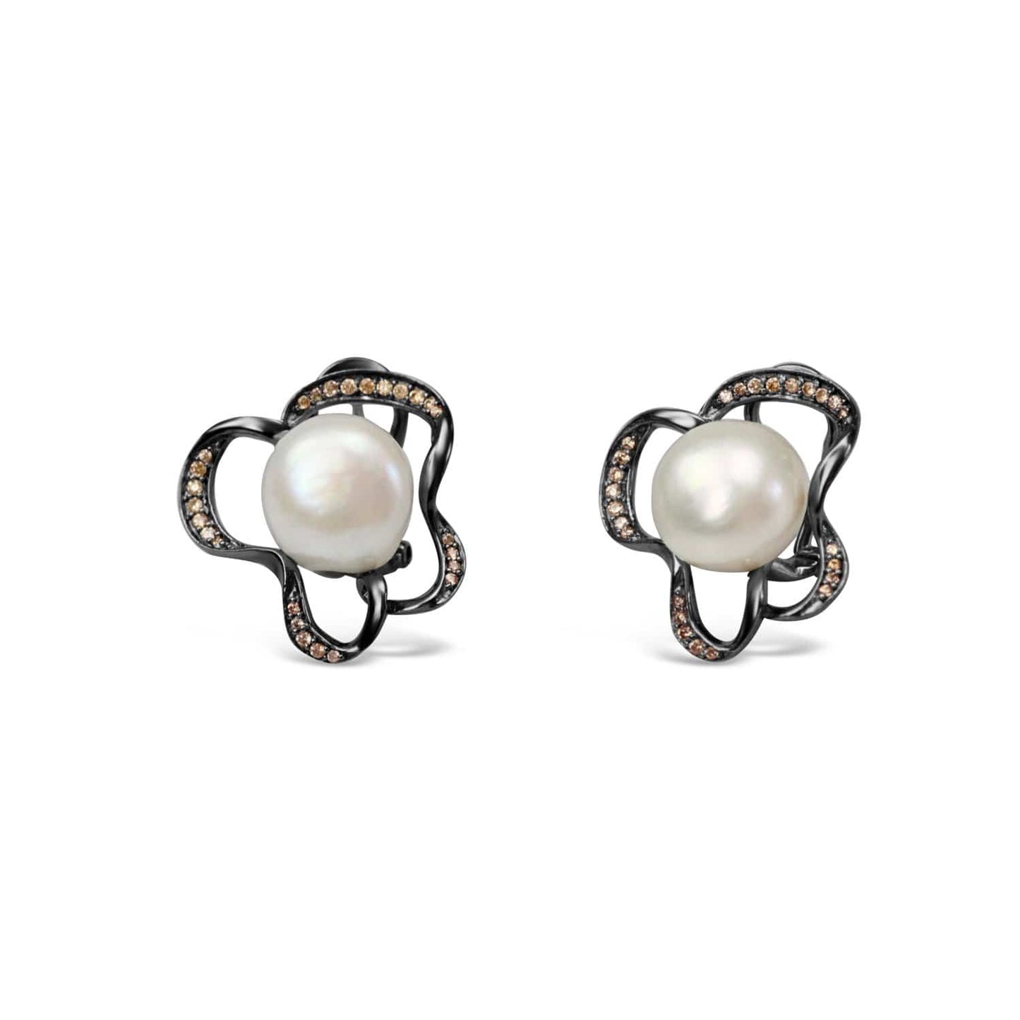 Sterling Silver Pearl Earrings