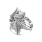 White Gold Plated AG925 Sea Flower Ring