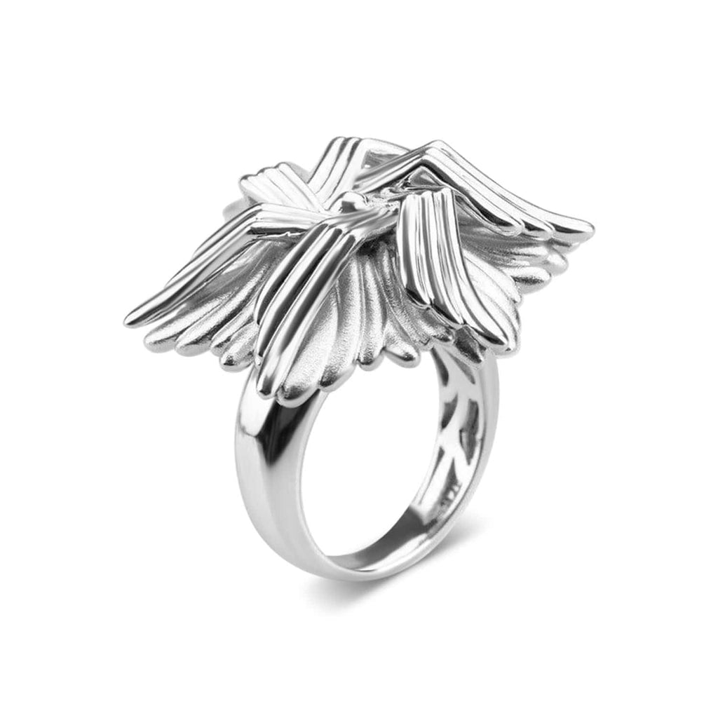 White Gold Plated Sea Flower Ring