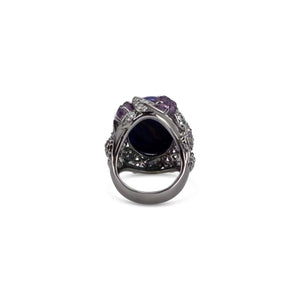 Sterling Silver Sodalite Cocktail Ring