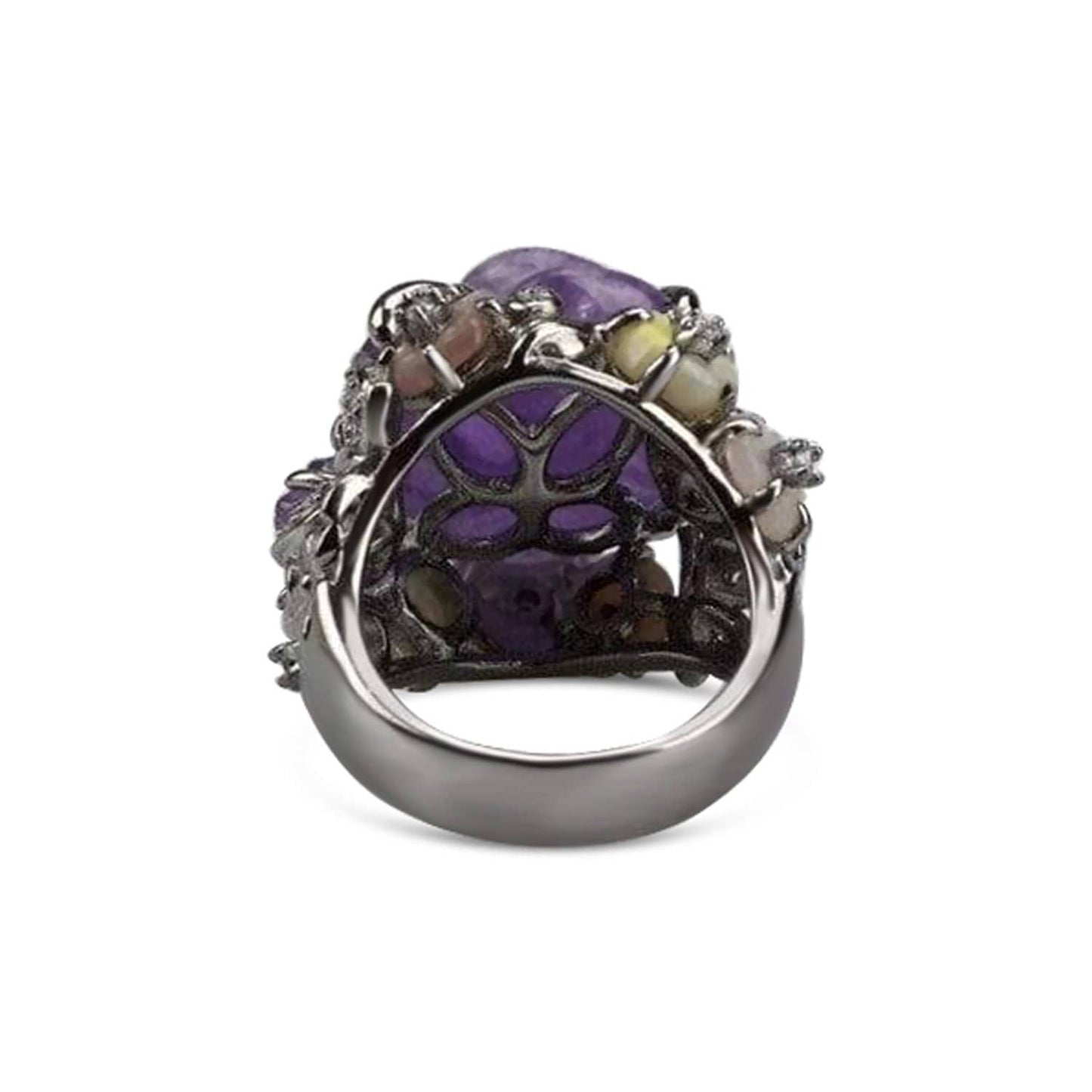 Sterling Silver Amethyst Cocktail Ring