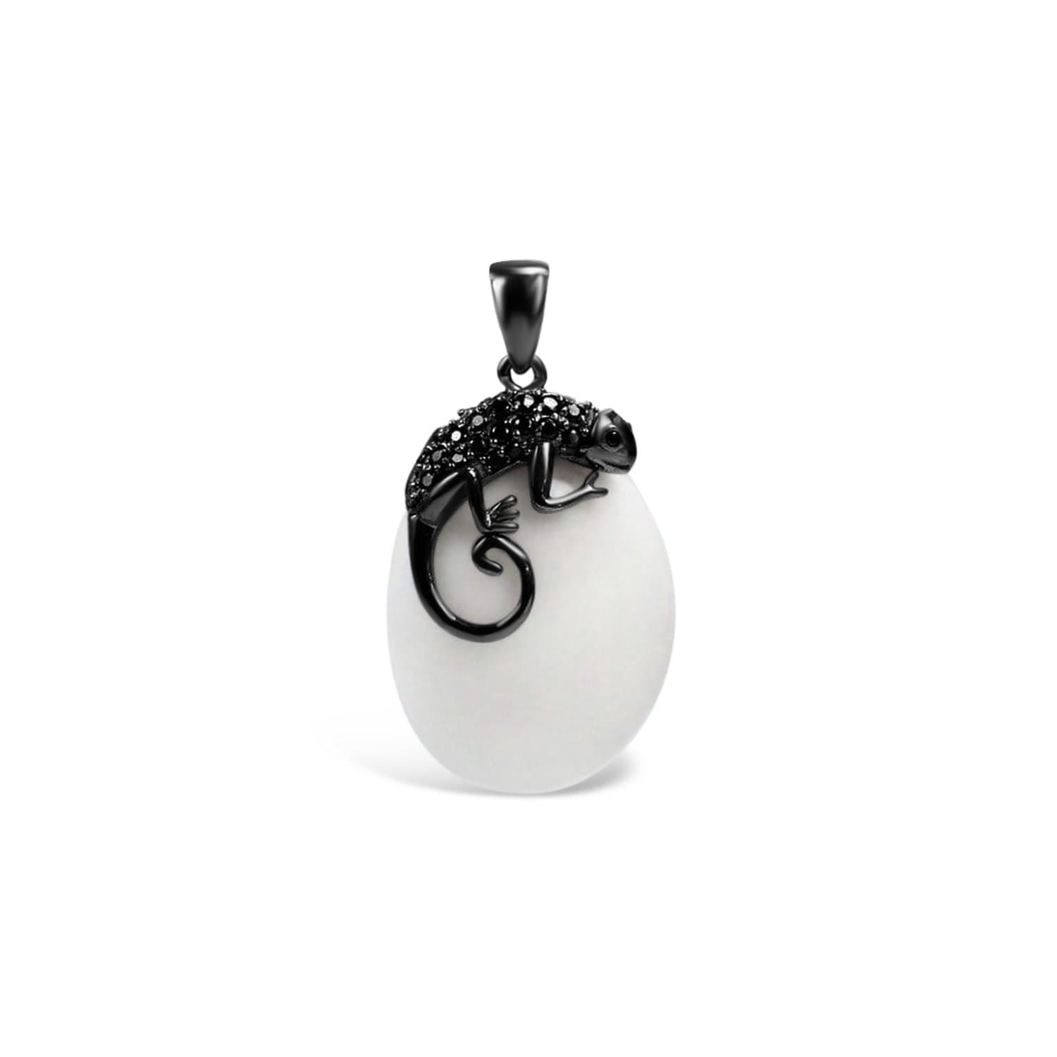 Sterling Silver Lizard Pendant