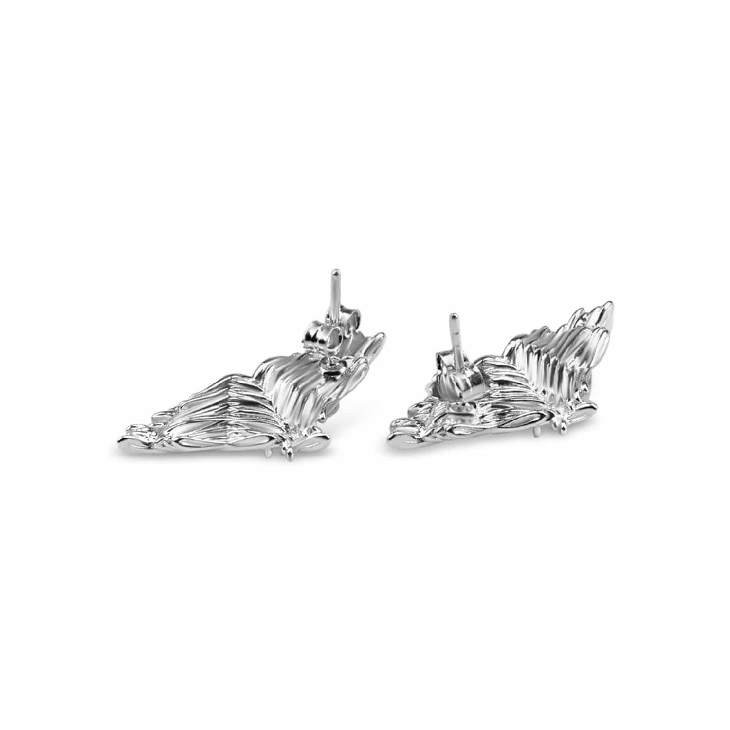 Sterling Silver Angel Wings Earrings