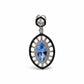 Sterling Silver Blue Zirconia Pendant