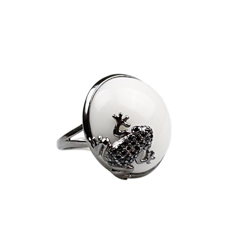 Sterling Silver Frog Cocktail Ring