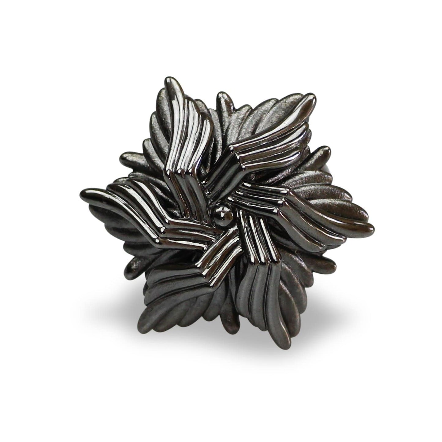 Rhodium Plated Sea Flower Ring