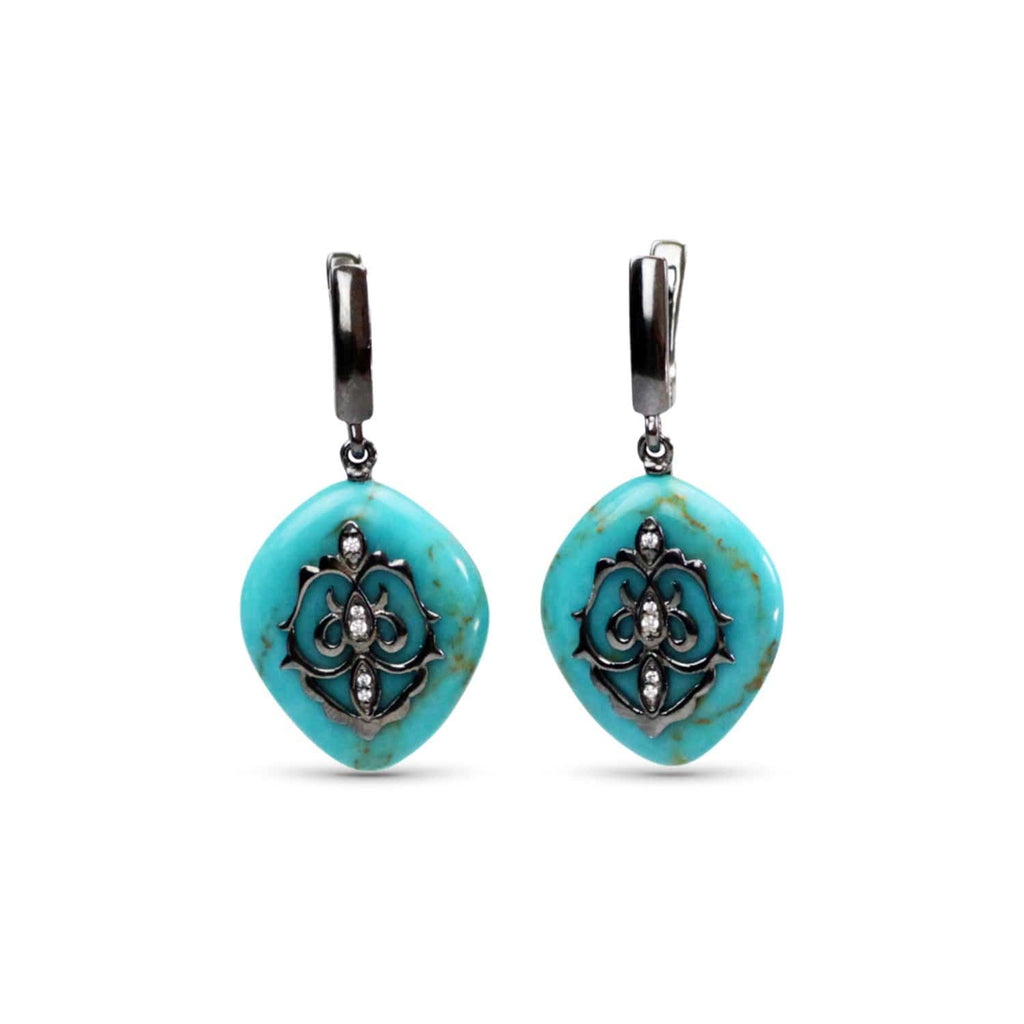 Sterling Silver Turquoise Earrings