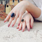 Sterling Silver Sodalite Cocktail Ring
