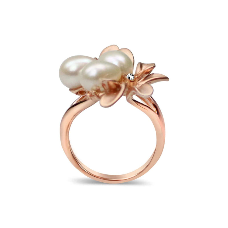 Gold Plated Freshwater Pearl Ring