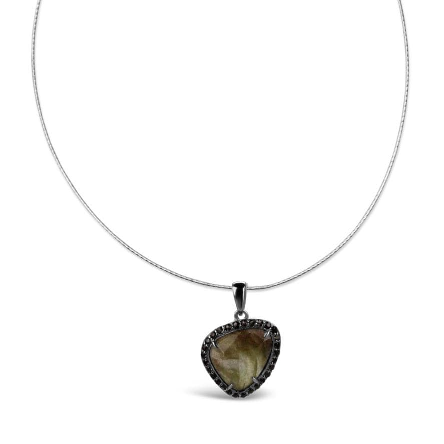 Sterling Silver Labradorite Necklace